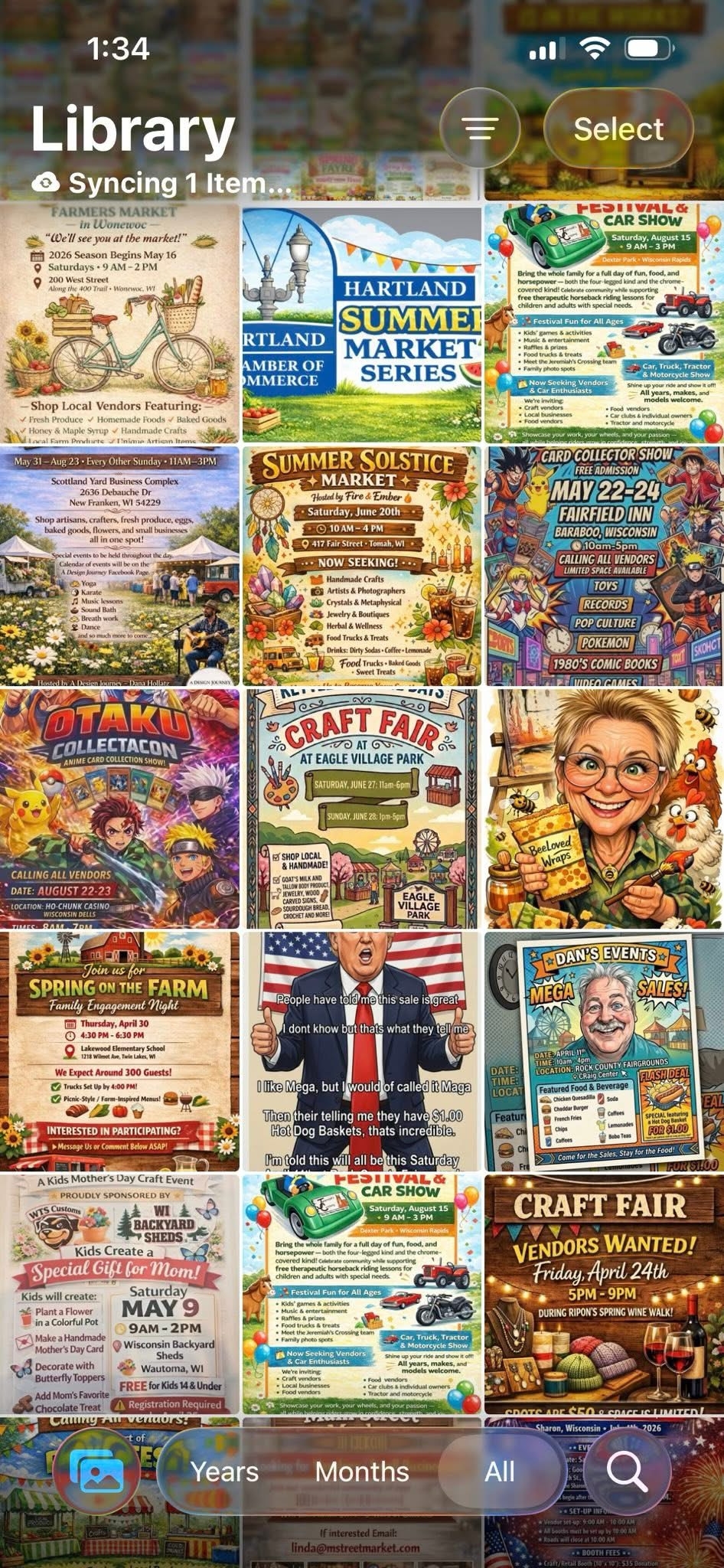 Bad AI flyer examples gallery