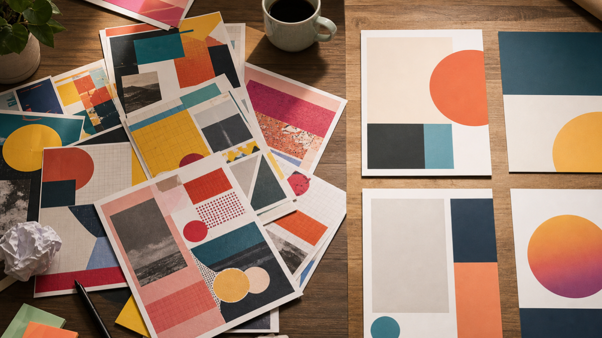 AI flyer design workflow