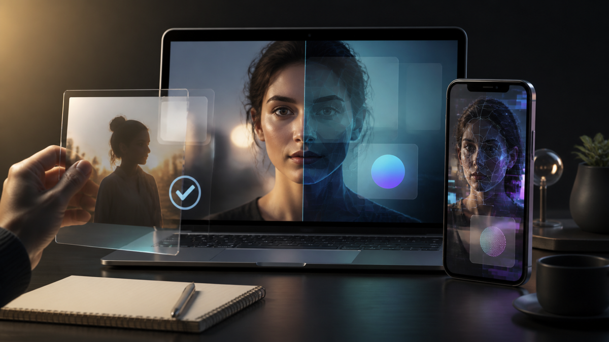 AI transparency and authenticity cover